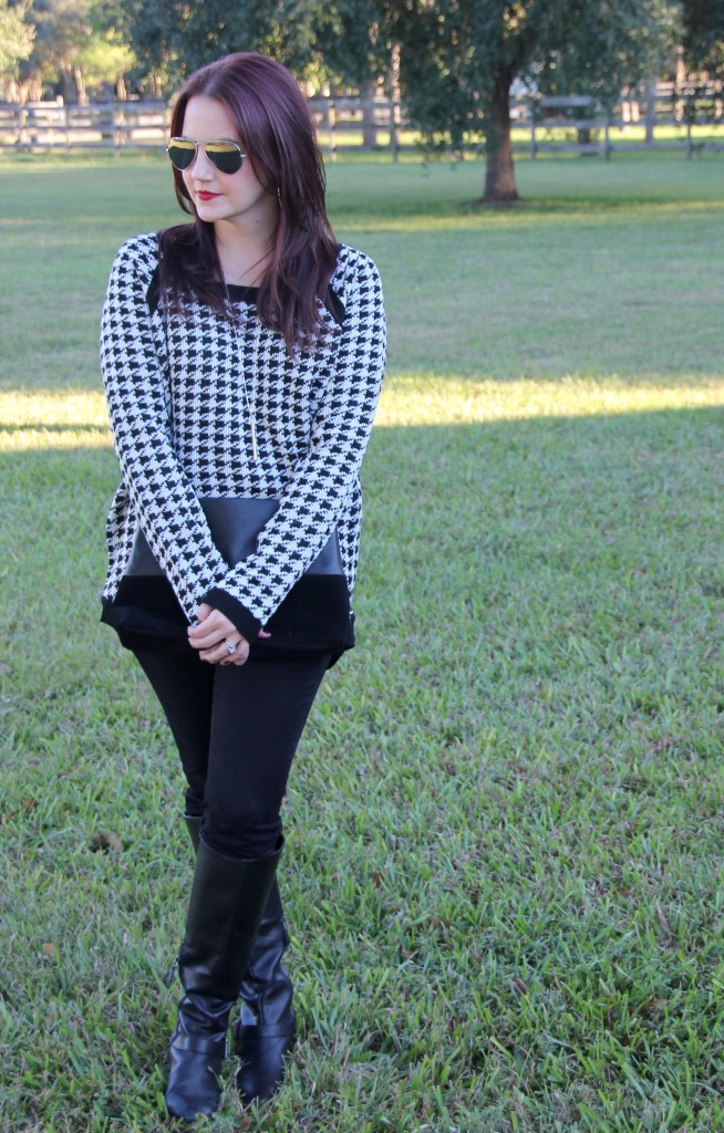 Winter Style - oversized Sweater, skinny jeans and boots - Love!!