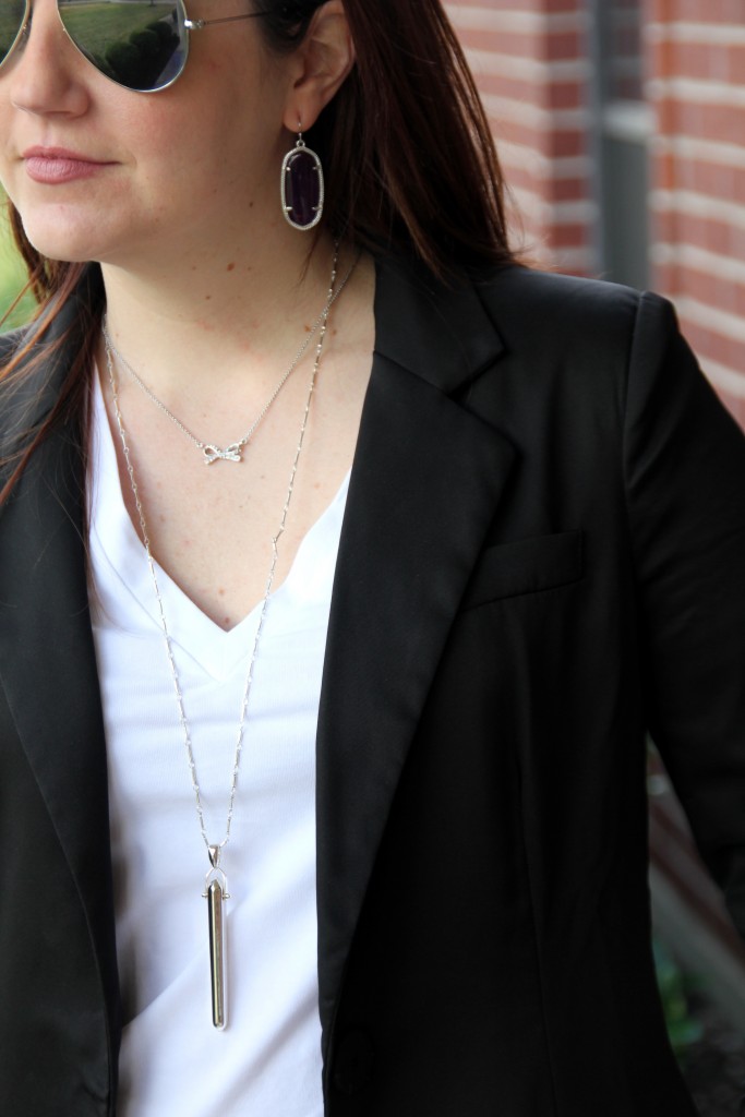 Kate Spade Bow Necklace and Stella and Dot Rebel Pendant