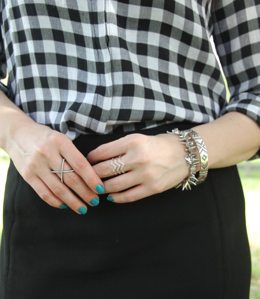 Silver Jewelry from House of Harlow and Stella & Dot | Lady in Violet