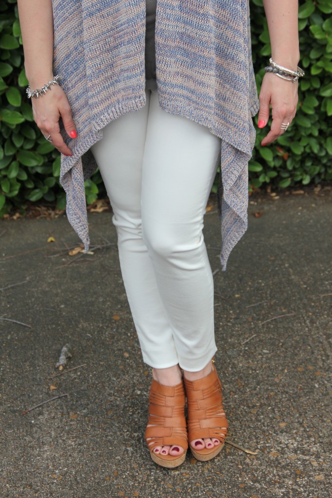 DSTLD White Denim styled for Spring | Lady in Violet