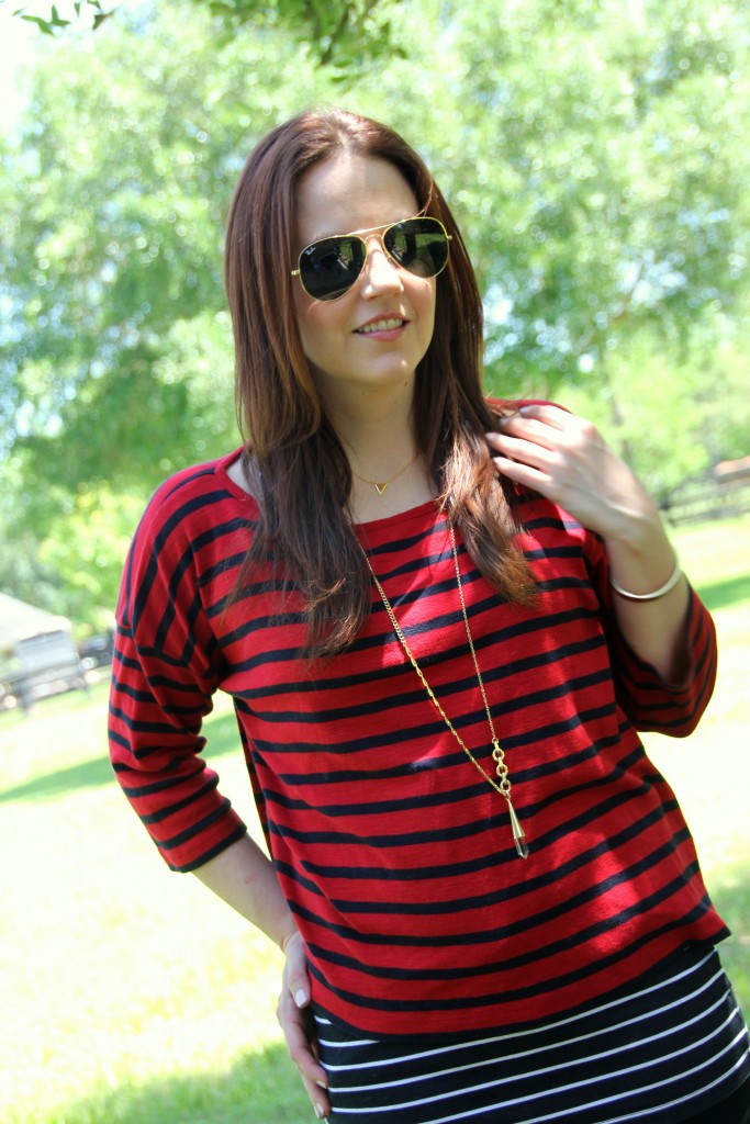 Layered Stripes Tops | Lady in Violet