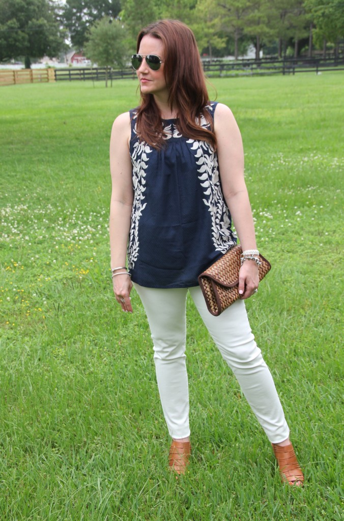 Summer Outfit perfect for 4th of July Party | Lady in Violet