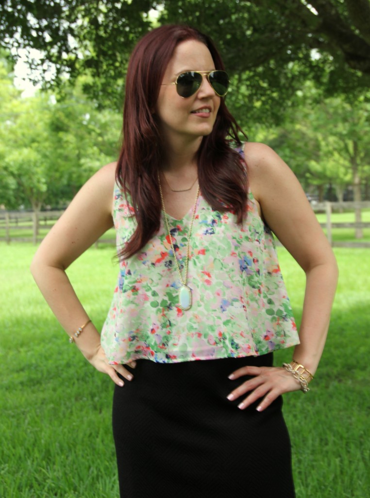 Floral Blouse for Work | Lady in Violet