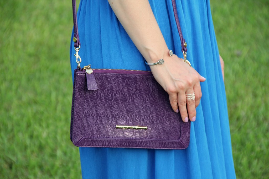 Elaine Turner Purple Crossbody Purse | Lady in Violet