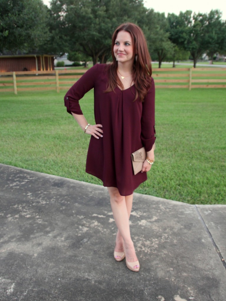 Fall Outfit Idea for a Work Party | Lady in Violet