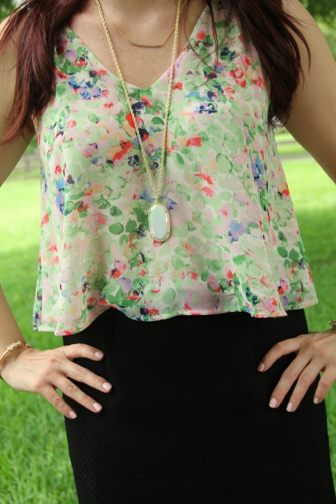 Floral Top for Summer | Lady in Violet