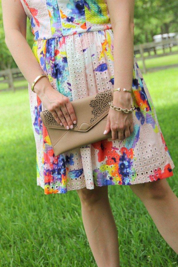 Spring Outfit Idea - floral dress | Lady in Violet
