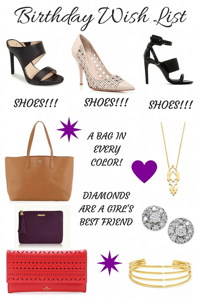 Birthday Wish List | Lady in Violet