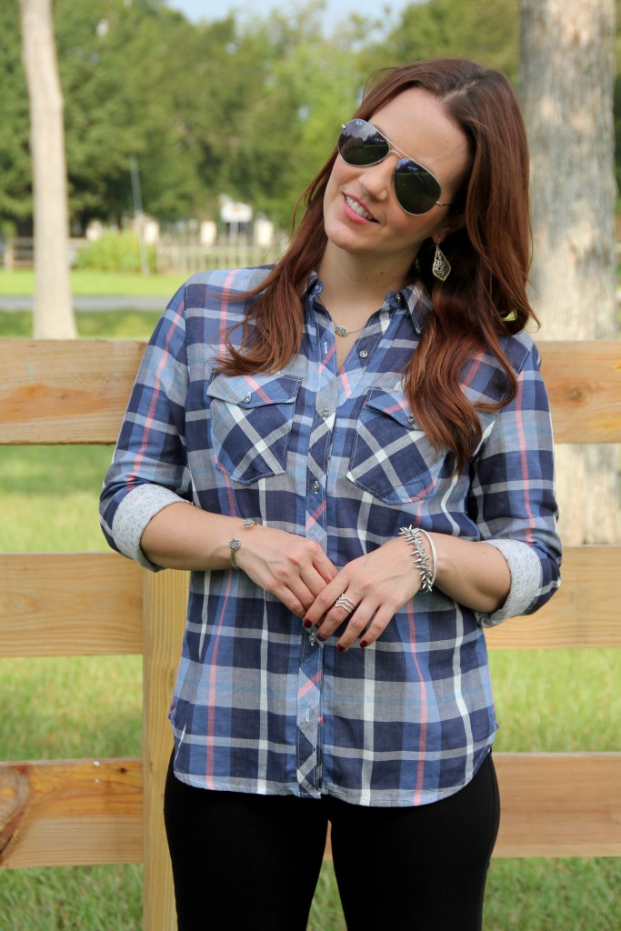 Fall Must Have- Check or Plaid Shirt | Lady in Violet