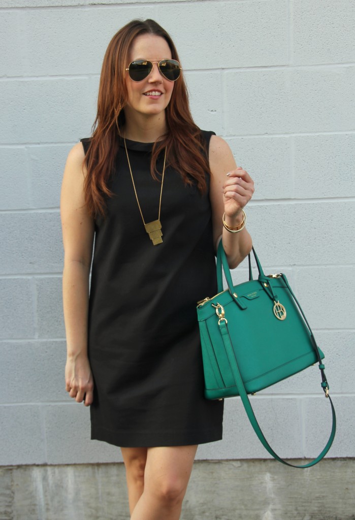 Little Black Shift Dress for Work | Lady in Violet