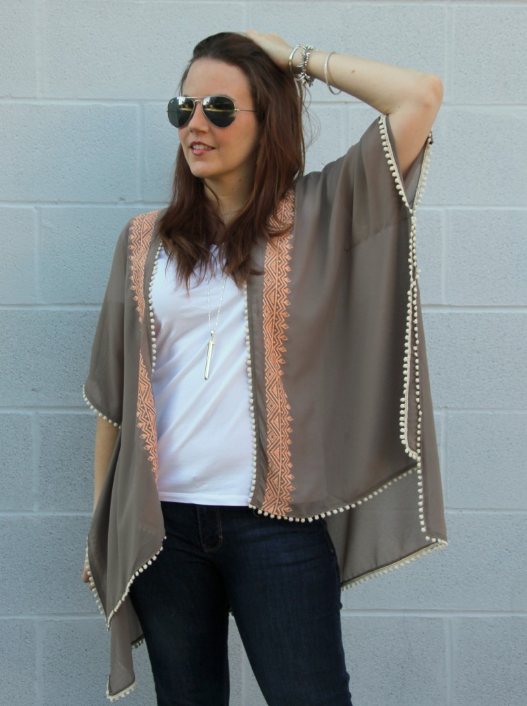 Fall Style in a Kimono | Lady in Violet