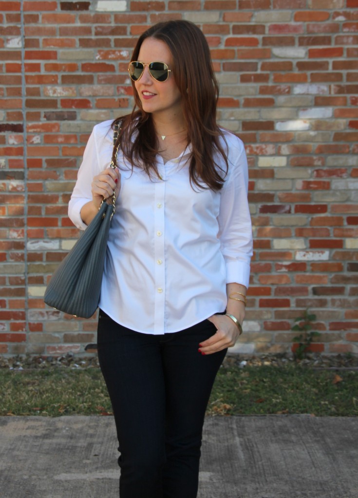 Casual Friday Office Outfit | Lady in Violet