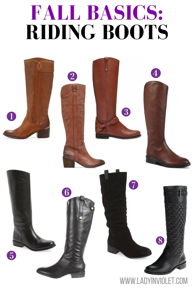 Different types of riding hot sale boots