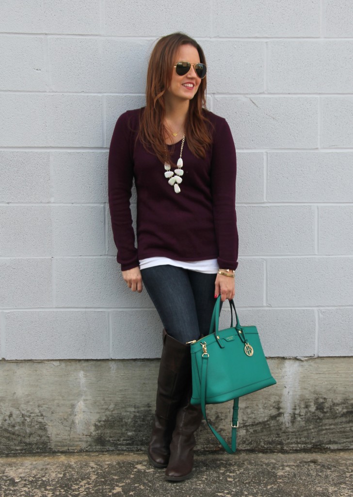 Black Cami & Brown Booties, Lady in Violet, Houston Fashion Blogger