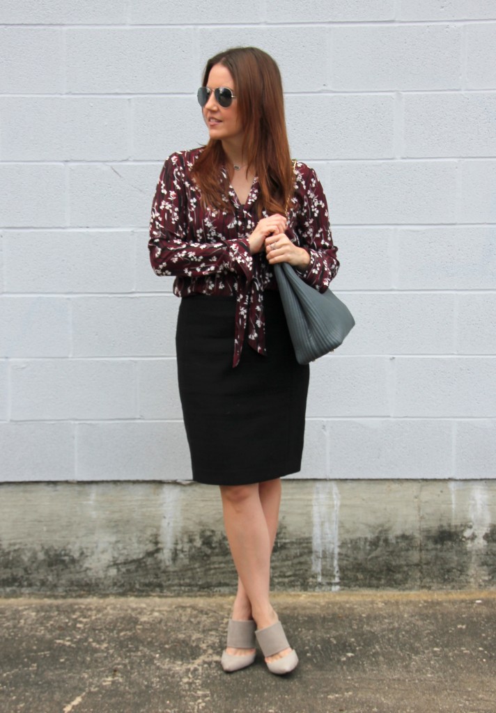 What I Wore to Work - Pencil Skirt | Lady in Violet