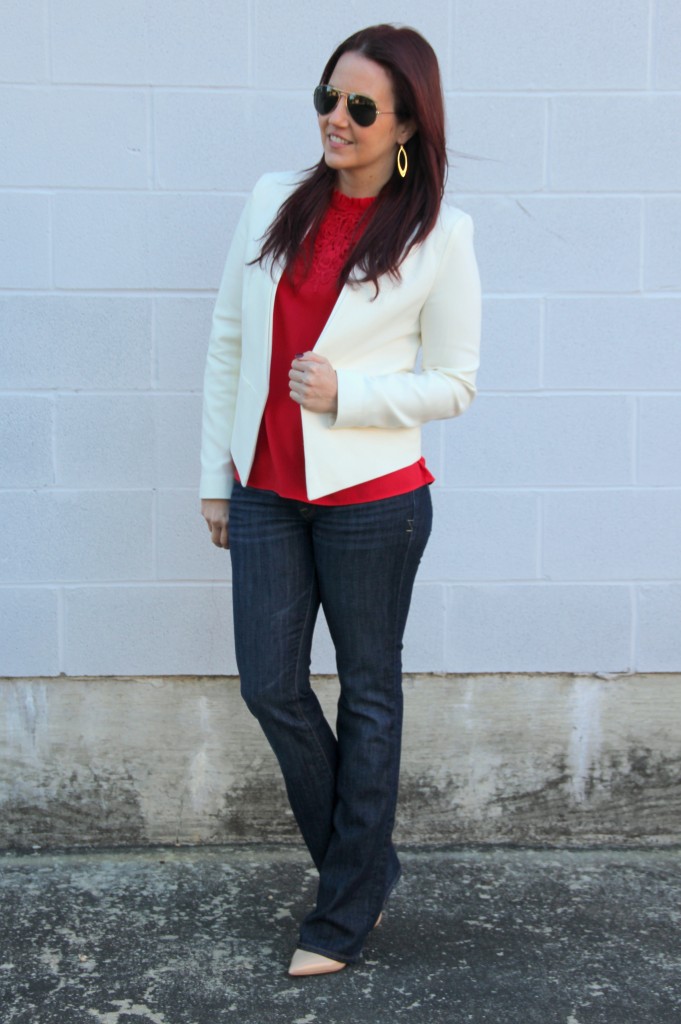 Casual Outfit with a blazer | Lady in Violet