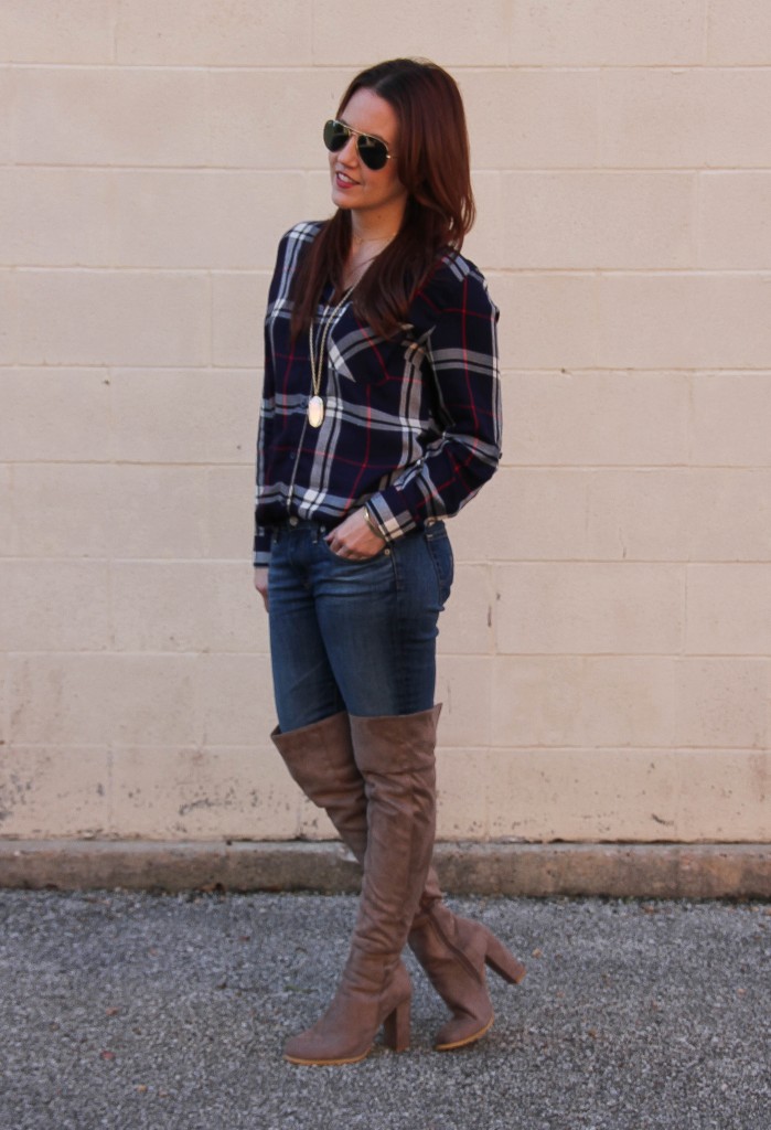 Houston Rodeo outfit with otk boots | Lady in Violet