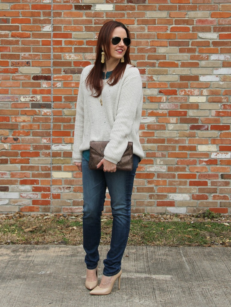 casual weekend outfit idea | Lady in Violet