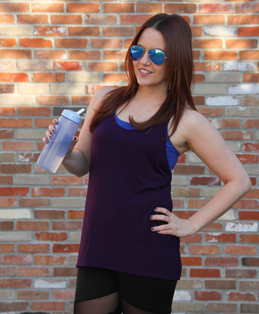 Purple Workout Tank for Women | Lady in Violet