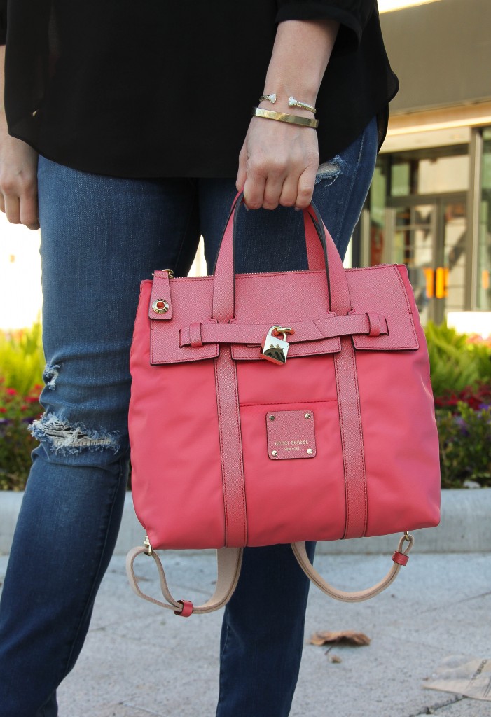 Closet Staples and a Pink Backpack Lady in VioletLady in Violet