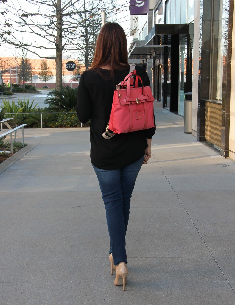 Henri bendel pink online bag