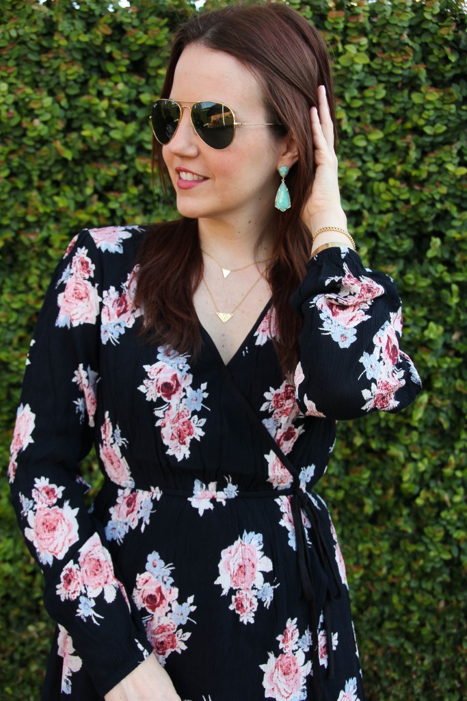 Dark Floral Dress