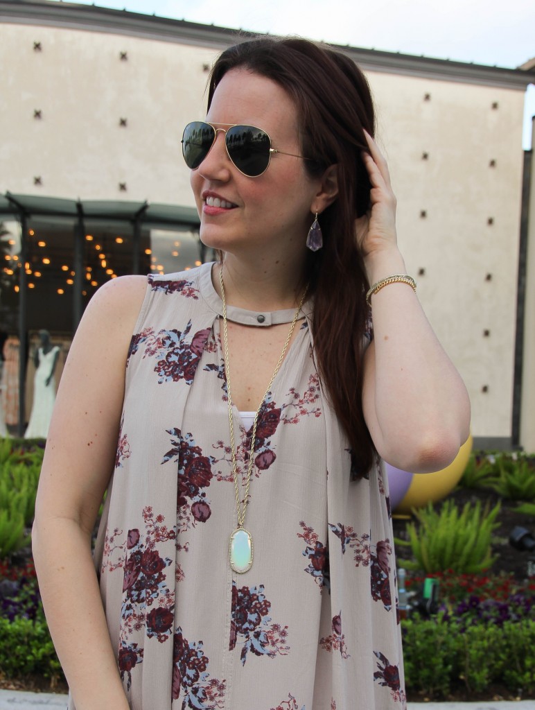 Kendra Scott Carla earrings and Rae Necklace