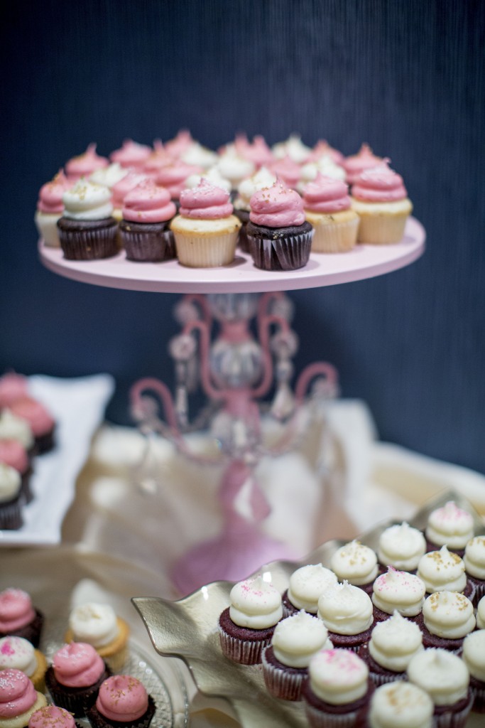 pink mini cupcakes