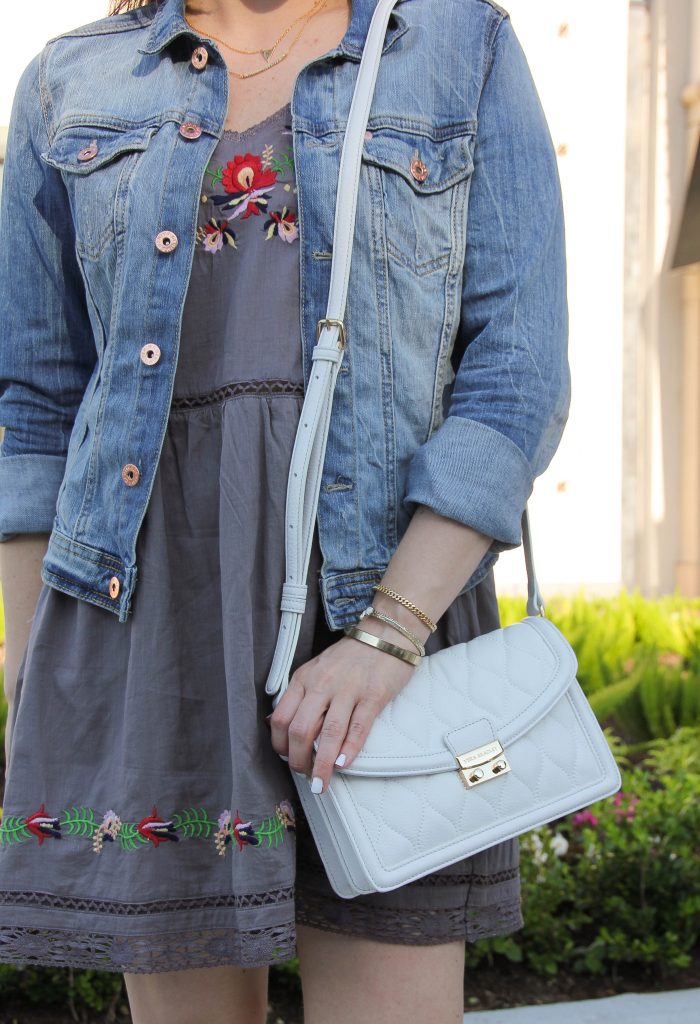 vera bradley tess crossbody bag and baublebar bracelets