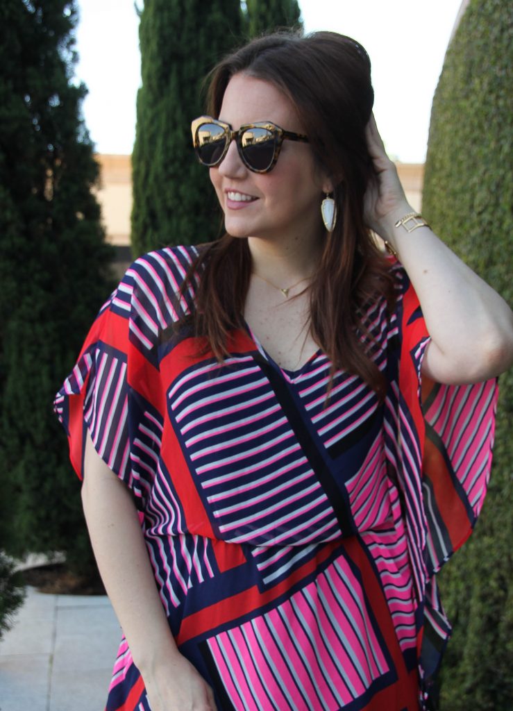 kendra scott earrings and karen walker sunglasses