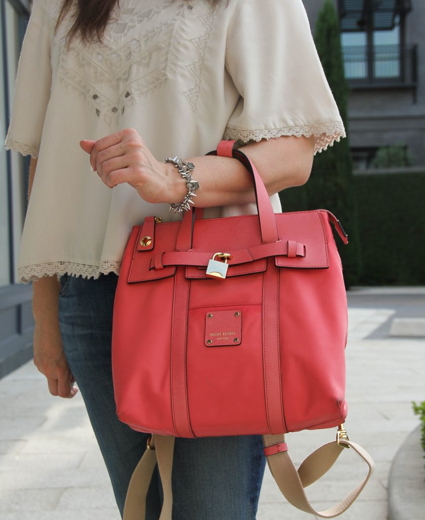 henri bendel mini jetsetter bag in pink