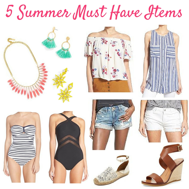 5 summer must have items - fashion 2016