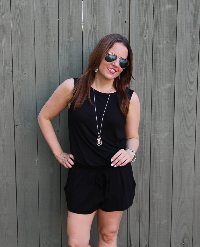 Chic Black Romper