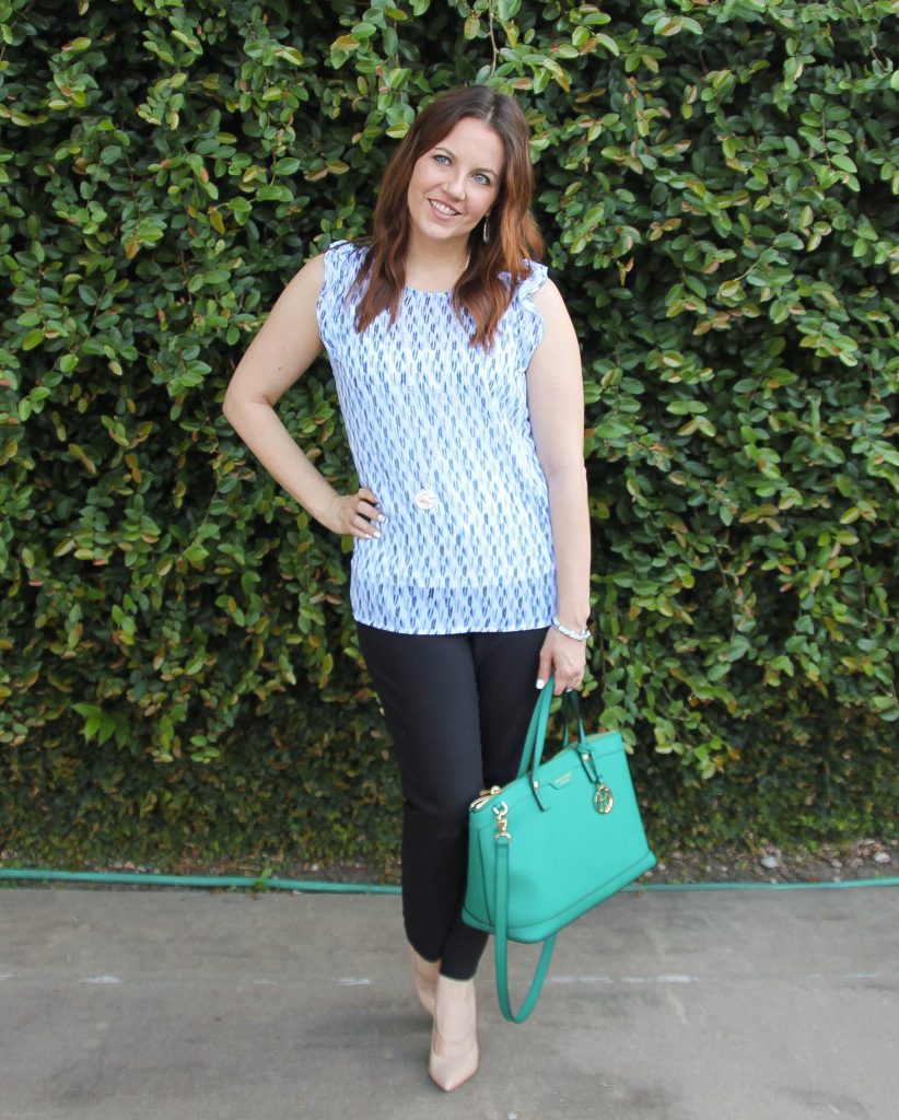 what to wear to the office in summer - sleeveless blouse