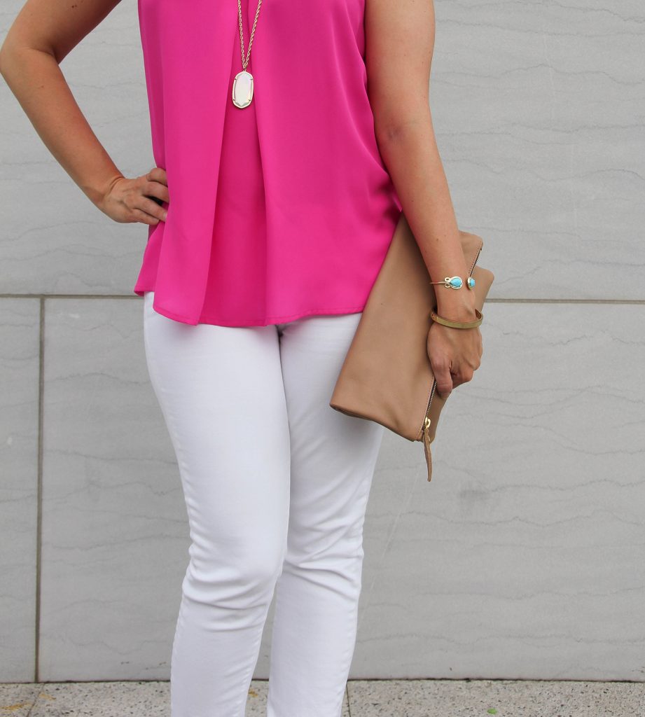 Pink and white outlet party outfits