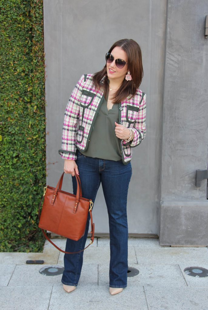 Business Casual Jeans Outfit - Lady in VioletLady in Violet