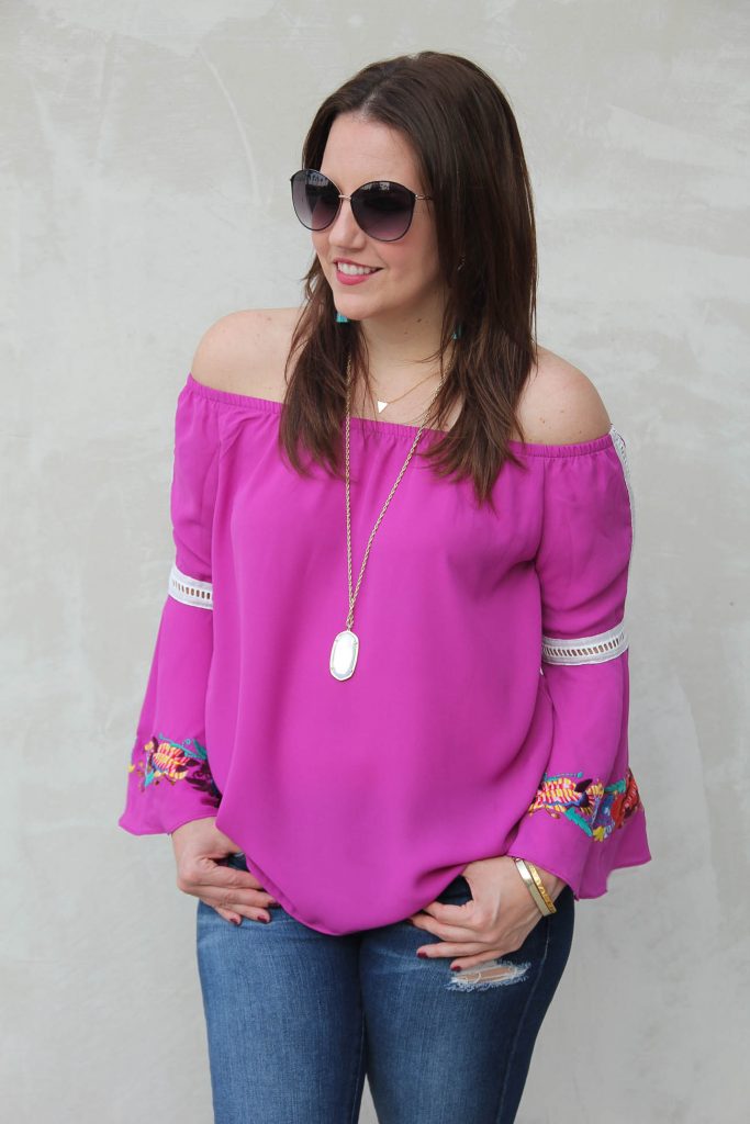 LadyinViolet talks about the fall trends bell sleeve tops and off the shoulder blouses.