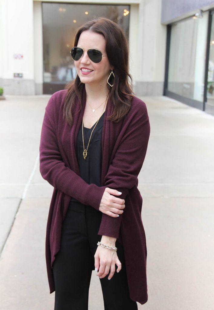 Long cardigan best sale work outfit