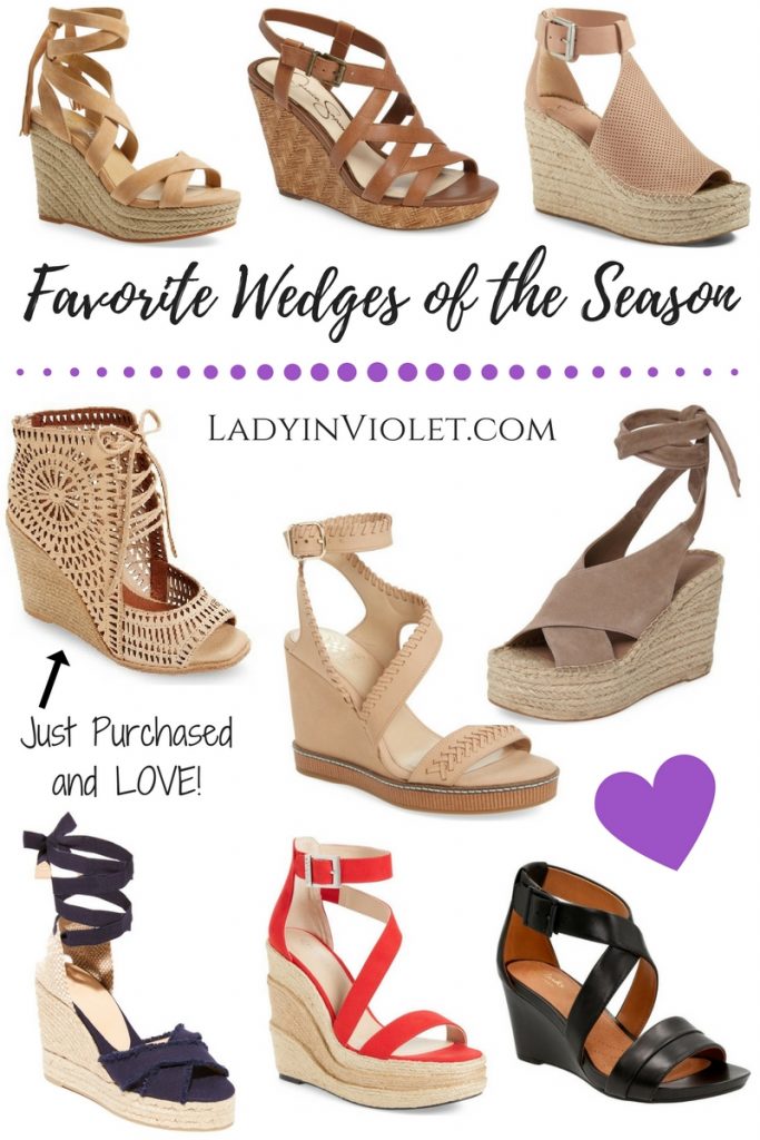 Summer wedges best sale