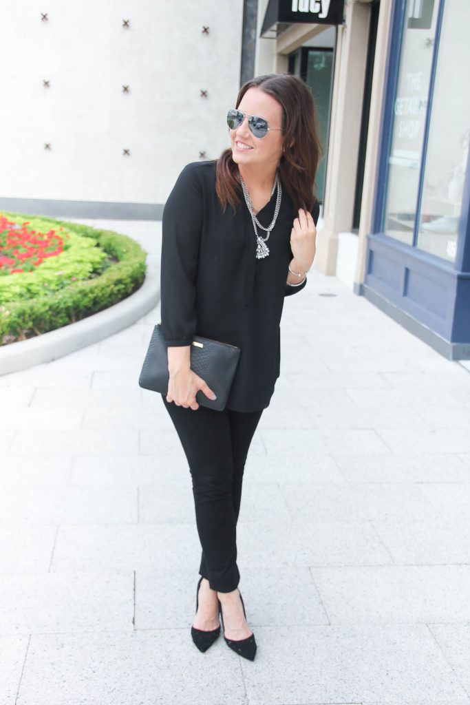 Chic in Black + Comfortable Black Heels  Lady in Violet, Houston  BloggerLady in Violet