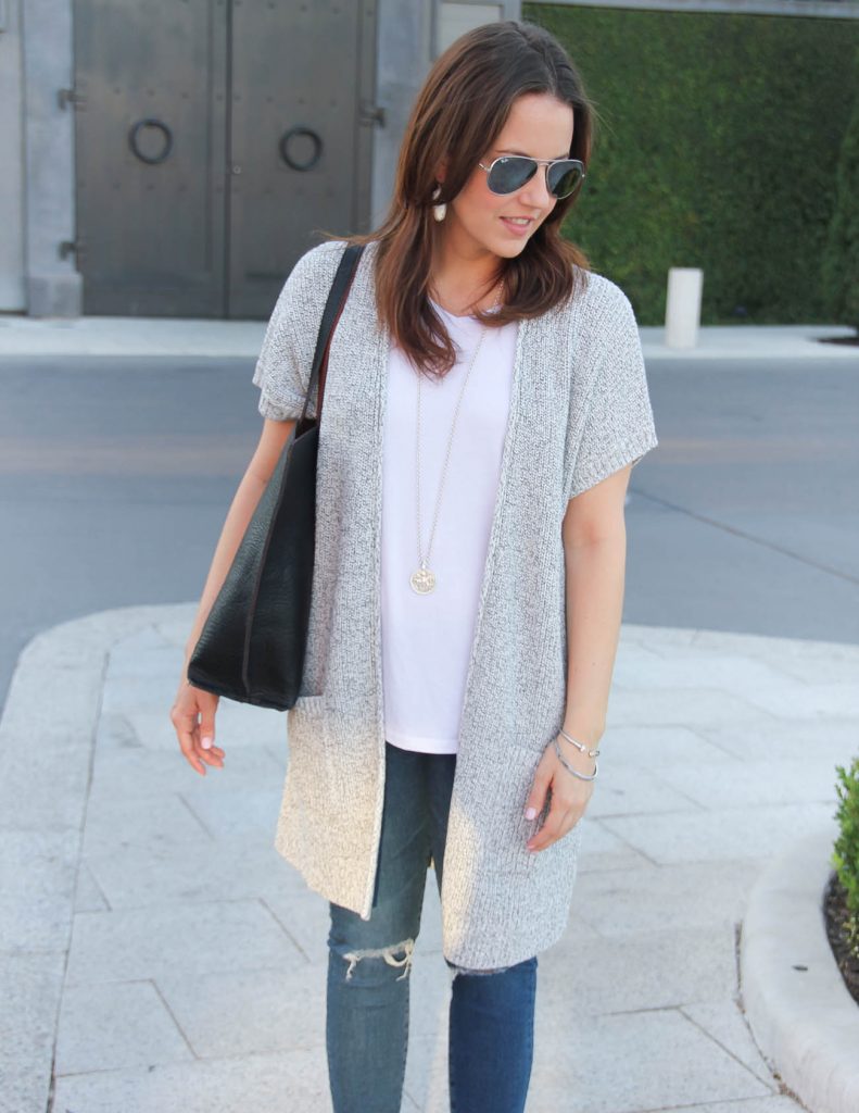 Grey summer cardigan best sale