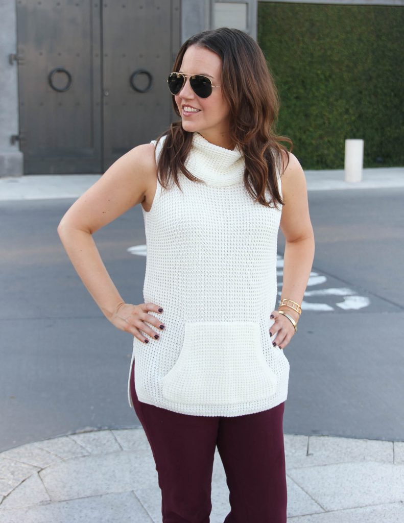 Summer Work Wear | Nordstrom Anniversary Sale | Sleeveless Sweater | Lady in Violet | Houston Fashion Blogger