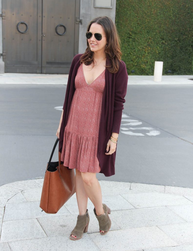 How to Transition Summer Dresses into Fall | Lady in Violet | Houston Fashion Blogger