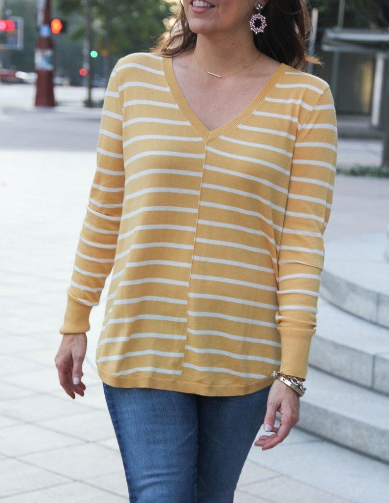 Lightweight on sale yellow sweater