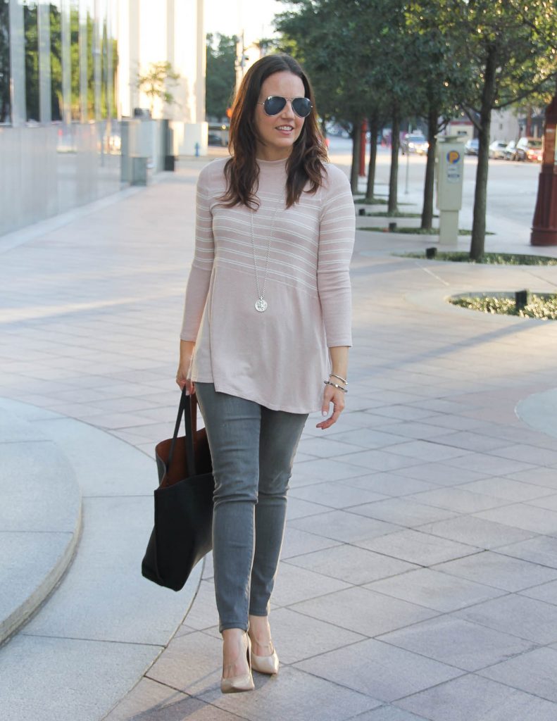 Blush Pink Cardigan + Happy New Year, Lady in Violet, Houston Blogger