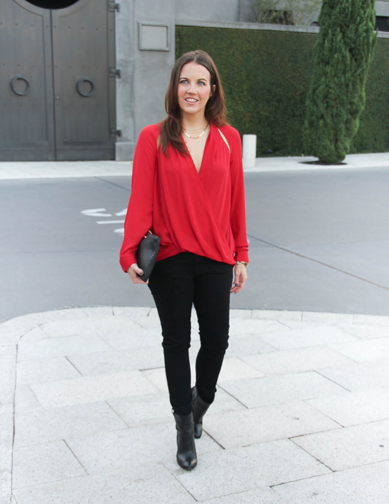 red date night outfit