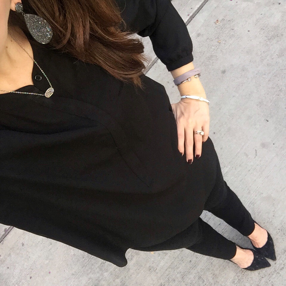 Fall Fashion | All Black Outfit | Houston Fashion Blogger Lady in Violet