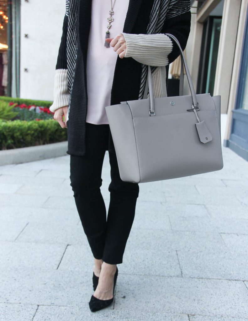 Black Friday Sales items featuring Tory Burch tote bag and Black Skinny Jeans | Houston Fashion Blogger Lady in Violet