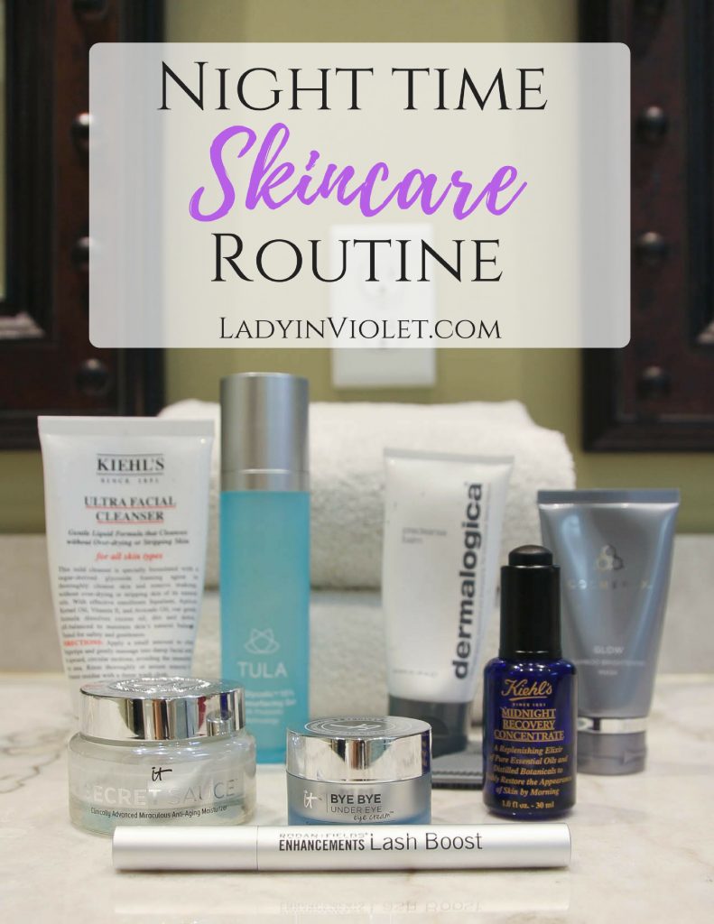 Nighttime Skincare Routine for your 30s | Houston Fashion Blogger Lady in Violet