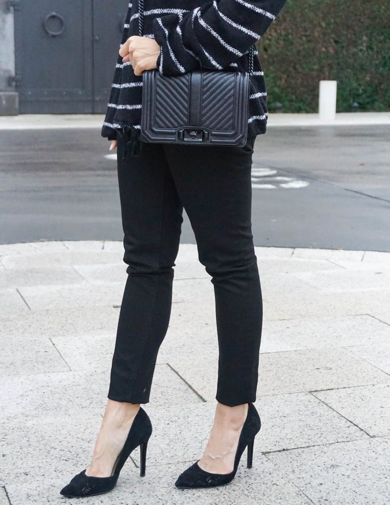 Dressy Casual Outfit | Black Heels | Rebecca Minkoff Love Bag | Houston Fashion Blogger Lady in Violet